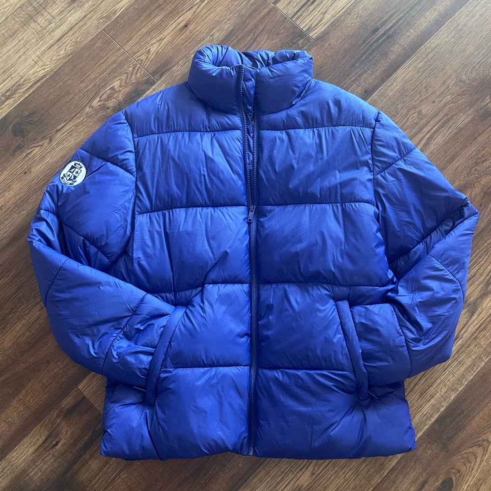 Mango Blue Winter Jacket Men’s M